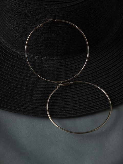 

ZeroKaata Gold Plated Handcrafted Circular Drop Earrings