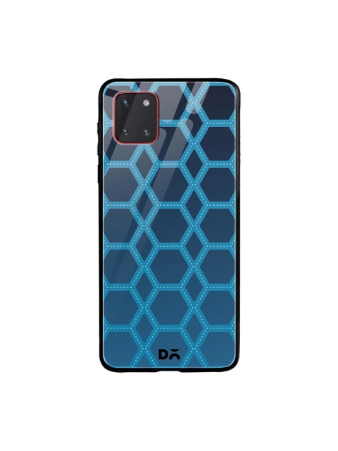 

DailyObjects Blue Nebula Honeycomb Samsung Galaxy Note 10 Lite Shock Absorbent Glass Case