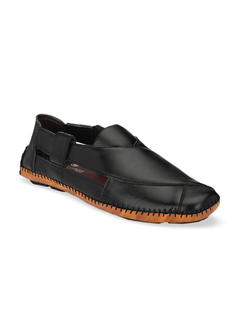 

Walkstyle By El Paso Men Black Shoe-Style Sandals
