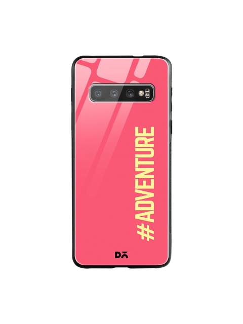 

DailyObjects Pink & Yellow Adventurous Samsung Galaxy S10 Shock Absorbent Glass Case