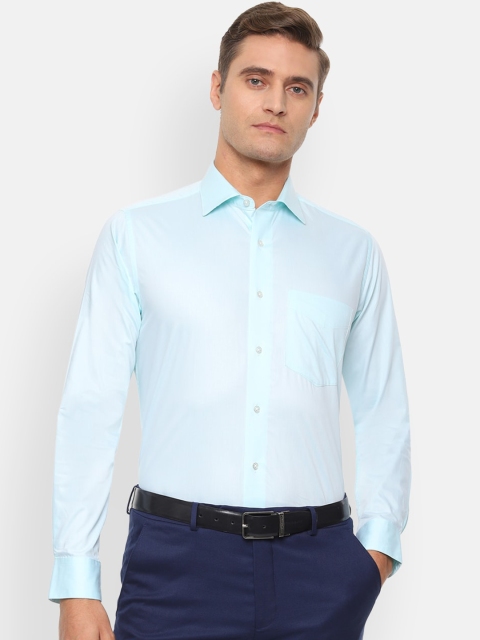 

Van Heusen Men Blue Regular Fit Solid Formal Shirt