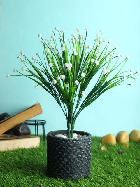 

PolliNation Pack of 2 White Artificial Gypso Bush without Pot