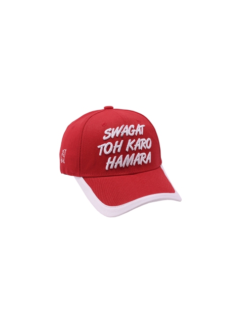 

Cap Shap Unisex Red Embroidered Baseball Cap