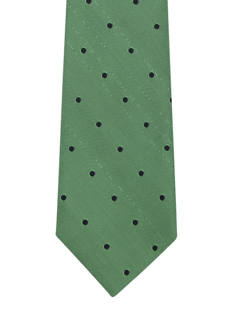 

Blacksmith Green & Black Printed Skinny Tie