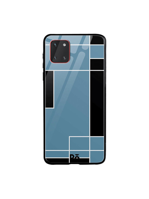 

DailyObjects Blue & Black Blueberry Blocks Samsung Galaxy Note 10 Lite Shock Absorbent Glass Case