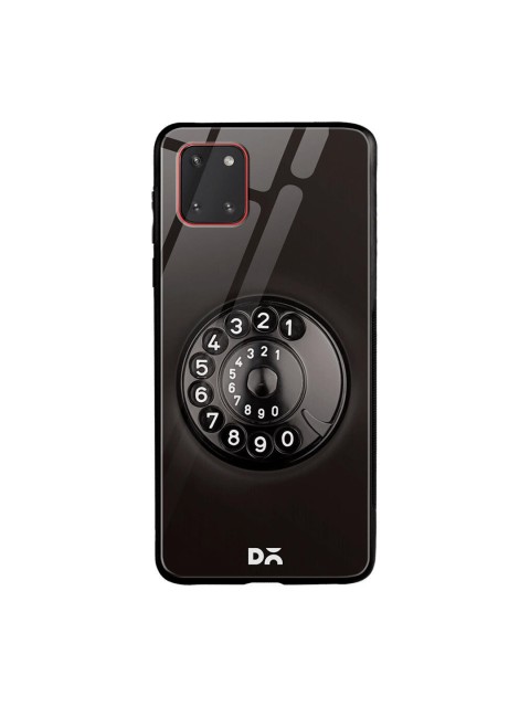 

DailyObjects Black Dialer Samsung Galaxy Note 10 Lite Shock Absorbent Glass Case