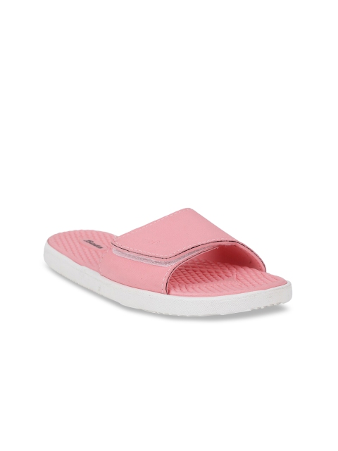 

Bata Women Pink Solid Open Toe Flats