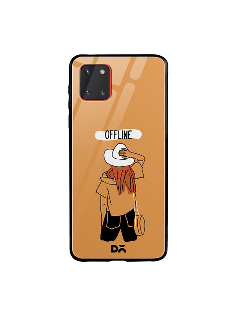 

DailyObjects Mustard Yellow & White Offline Samsung Galaxy Note 10 Lite Shock Absorbent Glass Case