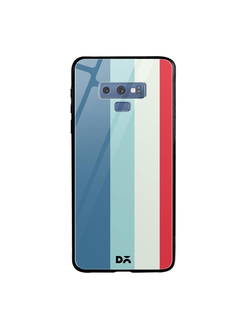 

DailyObjects Blue & White Vertical Samsung Galaxy Note 9 Shock Absorbent Glass Case