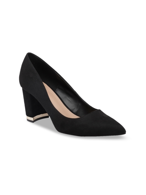 

Call It Spring Women Black Solid Pumps
