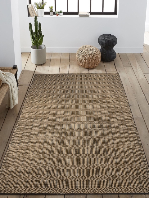 

Saral Home Grey & Beige Trellis Printed Imperial Anti-Skid Carpet