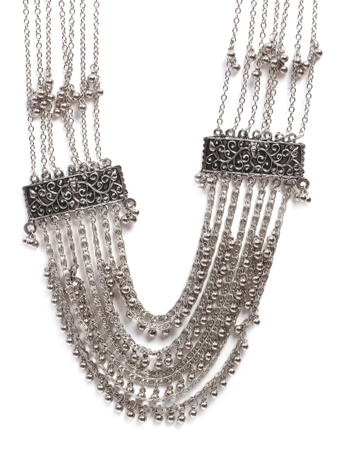 

Infuzze Silver-Plated Layered Necklace