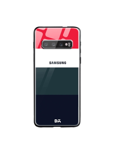 

DailyObjects Navy Blue & Green Deep Quad Samsung Galaxy S10 Shock Absorbent Glass Case