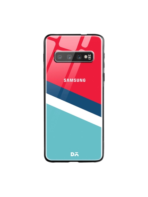 

DailyObjects Red & Blue Winter Angles Samsung Galaxy S10 Shock Absorbent Glass Case