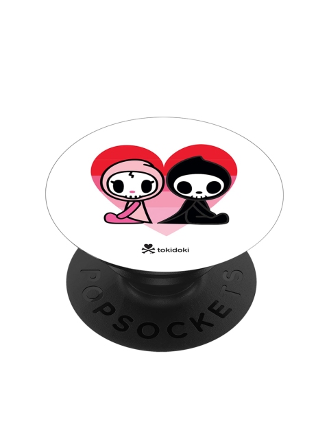 

PopSockets White & Pink Adios & Ciao Ciao By Tokidoki Repositionable Mobile Grip & Stand