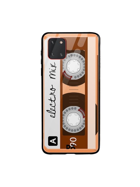 

DailyObjects Orange & Pink Electro Mix Tape Samsung Galaxy Note 10 Lite Shock Absorbent Glass Case