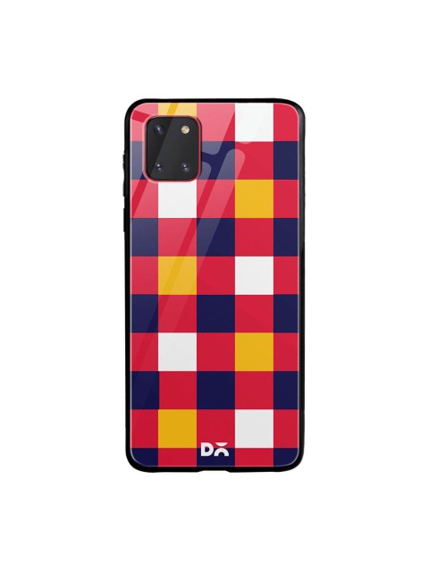 

DailyObjects Red & Blue Quartet Checks 4 Samsung Galaxy Note 10 Lite Shock Absorbent Glass Case