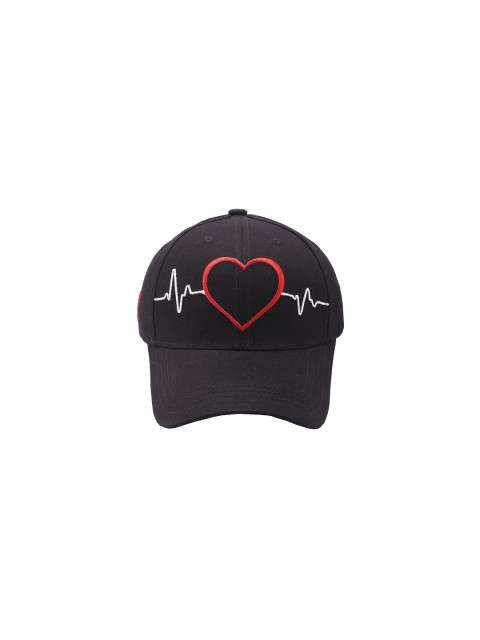 

Cap Shap Unisex Black Embroidered Baseball Cap