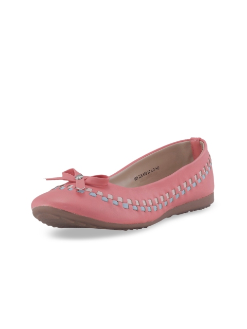 

Khadims Girls Pink Textured Ballerinas