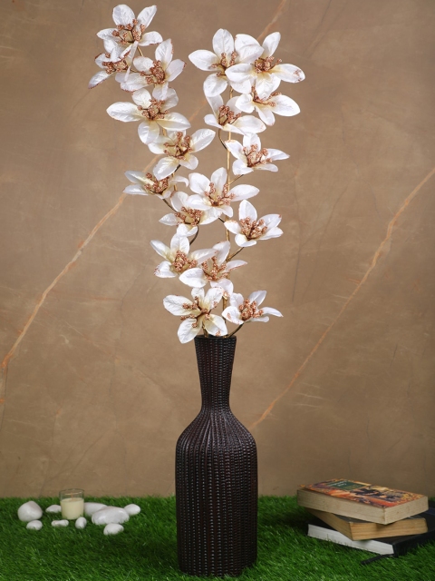 

PolliNation White Set of 2 Stunning Artificial Forsythia Glitter Flower