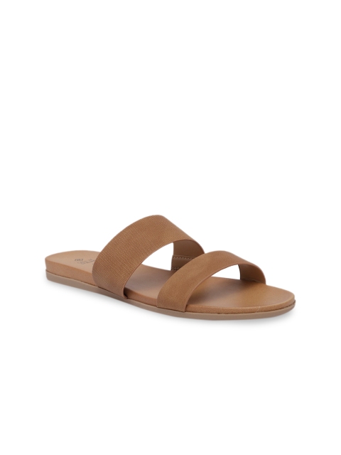 

Call It Spring Women Brown Solid One Toe Flats