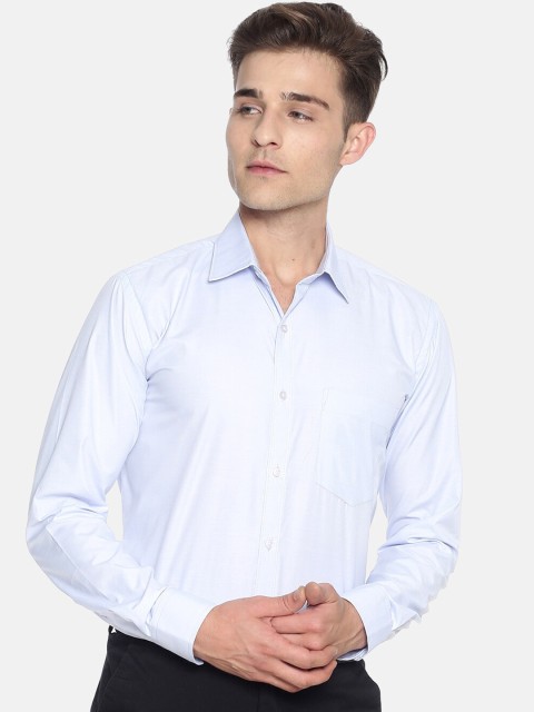 

Instafab Men Blue Classic Regular Fit Solid Casual Shirt