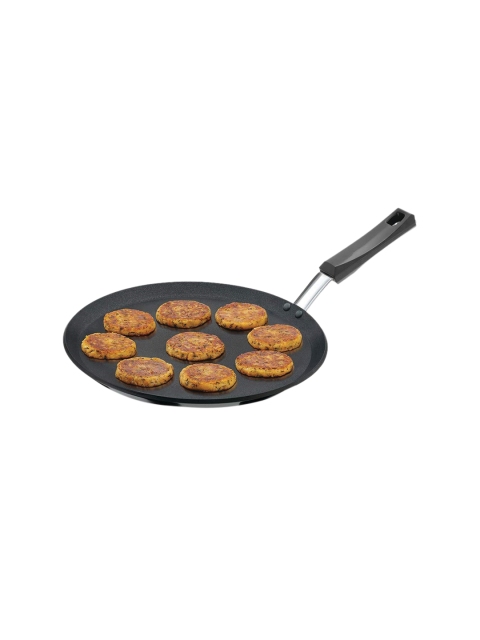 

Hawkins Black Futura Nonstick 4.88 mm Thick Flat Tava With Plastic Handle
