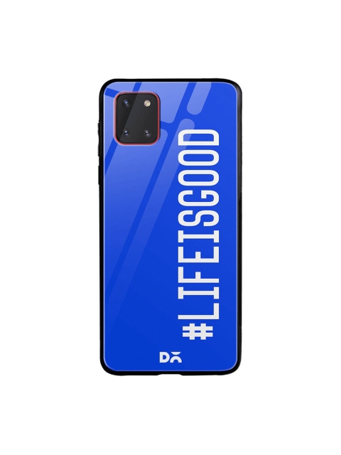 

DailyObjects Blue & White Life Is Good Samsung Galaxy Note 10 Lite Shock Absorbent Glass Case