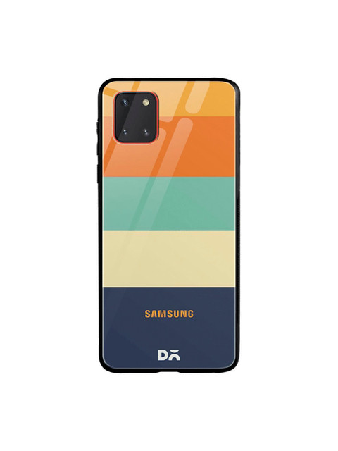 

DailyObjects Orange & Green Quin Samsung Galaxy Note 10 Lite Shock Absorbent Glass Case