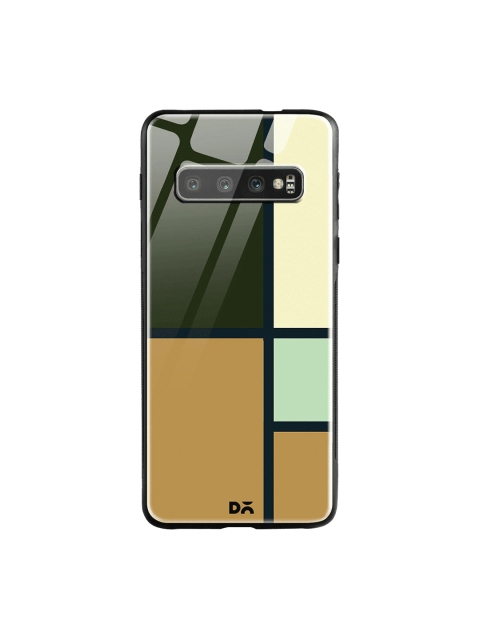 

DailyObjects Green & Brown Window Samsung Galaxy S10 Plus Shock Absorbent Glass Case