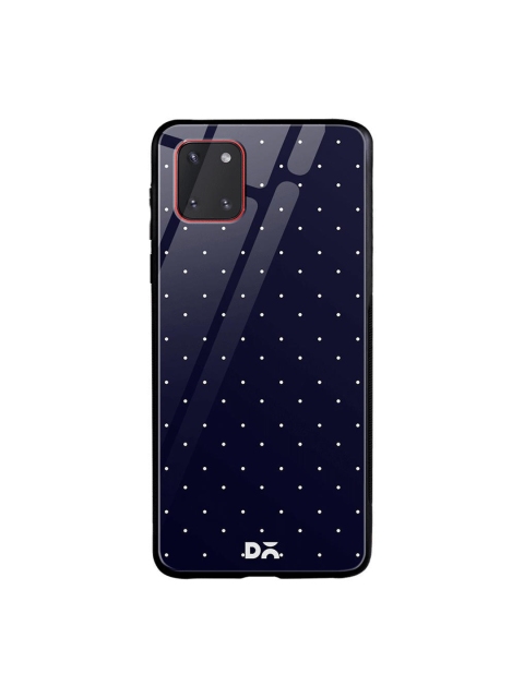 

DailyObjects Navy Blue & White Constellation Dots Samsung Galaxy Note 10 Lite Shock Absorbent Glass Case