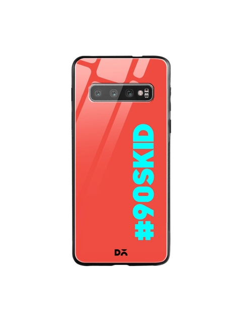 

DailyObjects Red & Blue 90s Kid Samsung Galaxy S10 Shock Absorbent Glass Case