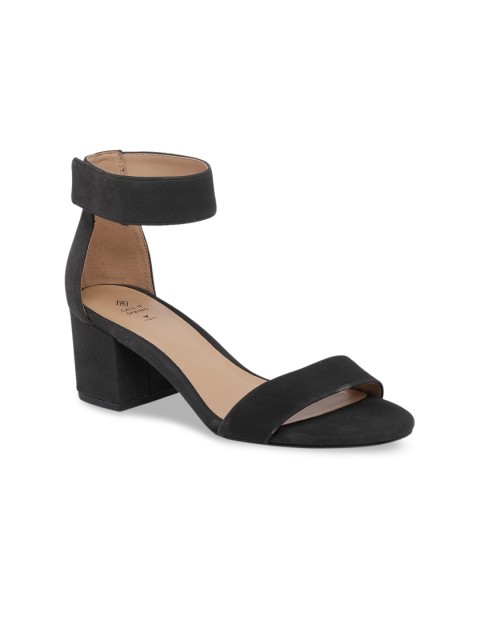 

Call It Spring Women Black Solid Block Heels