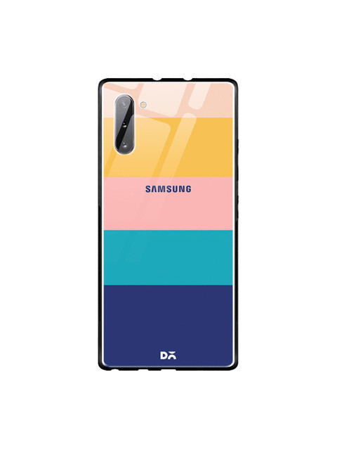 

DailyObjects Blue & Peach-Coloured Quin Samsung Galaxy Note 10 Shock Absorbent Glass Case
