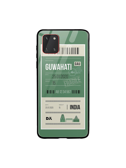 

DailyObjects Green & White Guwahati City Tag Samsung Galaxy Note 10 Lite Shock Absorbent Glass Case