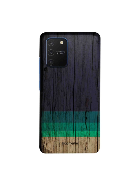 

macmerise Navy Blue & Grey Wood Stripes Samsung Galaxy S10 Lite Back Case