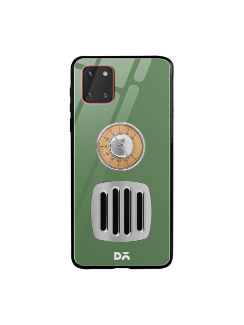 

DailyObjects Green & Brown Radio Samsung Galaxy Note 10 Lite Shock Absorbent Glass Case