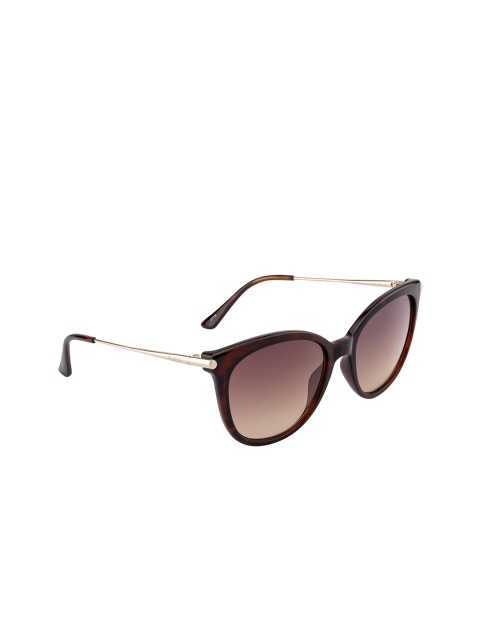 

I DEE Women UV Protected Cateye Sunglasses S2575_C2, Brown
