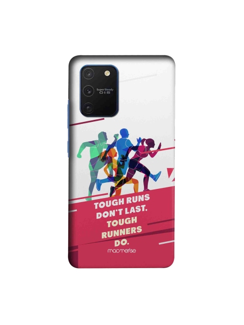 

macmerise Grey & Red Tough Runners Samsung Galaxy S10 Lite Back Case