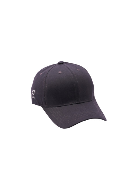 

Cap Shap Unisex Navy Blue Solid Baseball Cap
