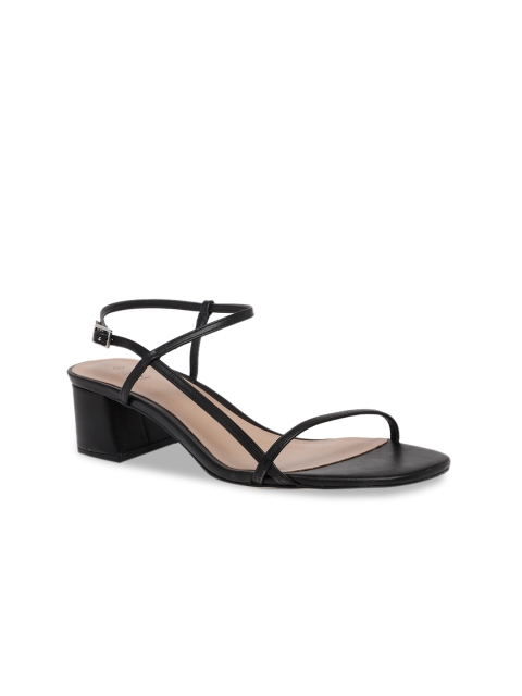 

Call It Spring Women Black Solid Block Heels