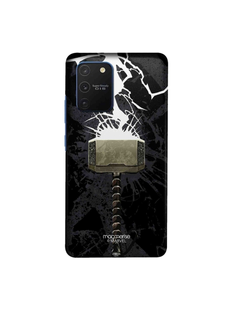 

macmerise Black & White Marvel Comics The Thunderous Hammer Samsung Galaxy S10 Lite Back Case