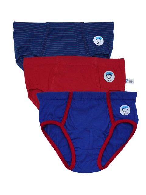 

DChica Boys Pack Of 3 Basic Briefs DCUNSE6274/4-5, Blue
