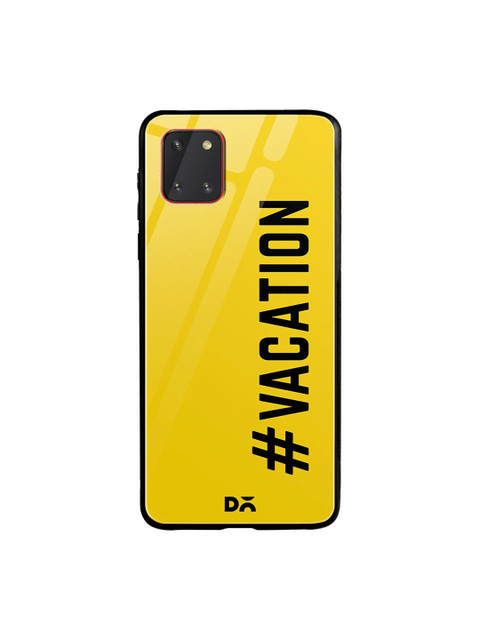 

DailyObjects Yellow & Black Vacationing Samsung Galaxy Note 10 Lite Shock Absorbent Glass Case