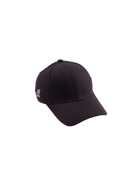 

Cap Shap Unisex Black Solid Baseball Cap