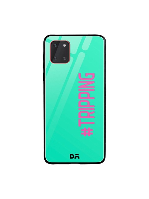 

DailyObjects Green & Pink Tripping Samsung Galaxy Note 10 Lite Shock Absorbent Glass Case