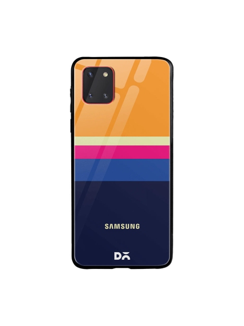 

DailyObjects Blue & Yellow OM Samsung Galaxy Note 10 Lite Shock Absorbent Glass Case