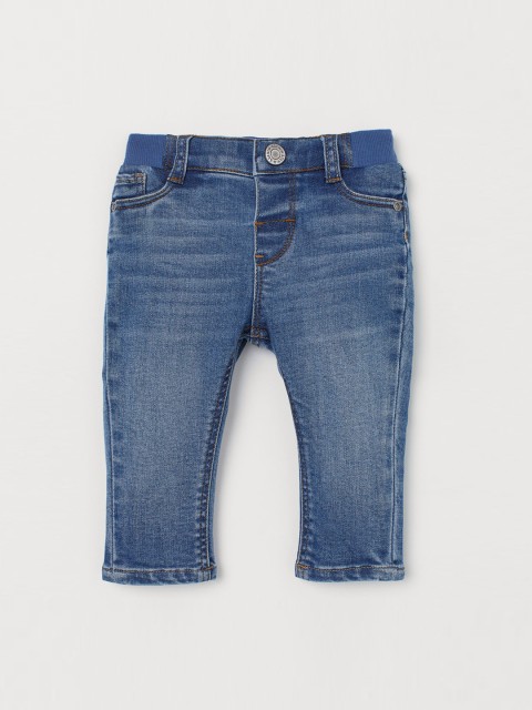 

H&M Boys Blue Solid Slim Fit Jeans
