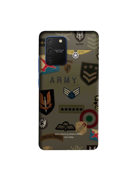 

macmerise Olive Green & Black Roger That Samsung Galaxy S10 Lite Back Case