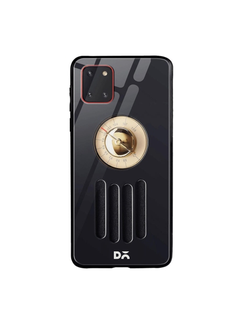 

DailyObjects Black & Gold-Toned Radio Samsung Galaxy Note 10 Lite Shock Absorbent Glass Case